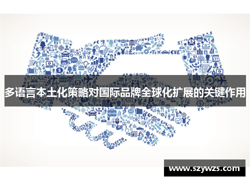 多语言本土化策略对国际品牌全球化扩展的关键作用